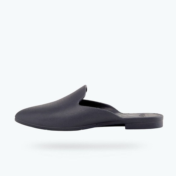 Native Shoes - Native Shoes Ava Bloom (Onyx) Mules Size 6 Slip On Washable Easy Clean Flats